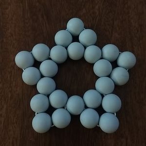 Handmade silicone teether